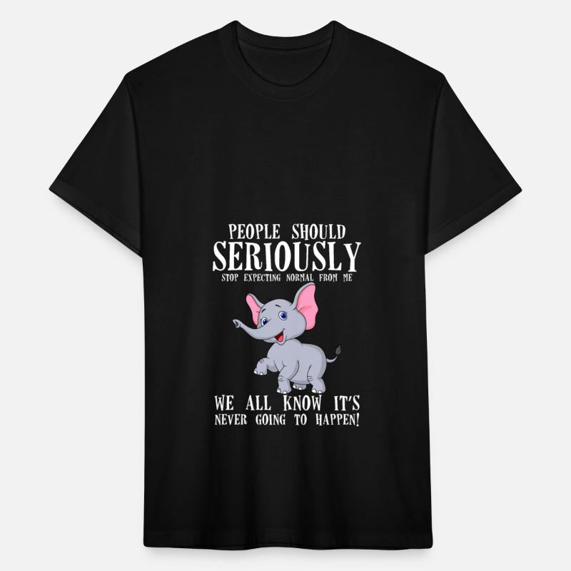 Stop Expecting Normal From Me Funny Elephant Lady
