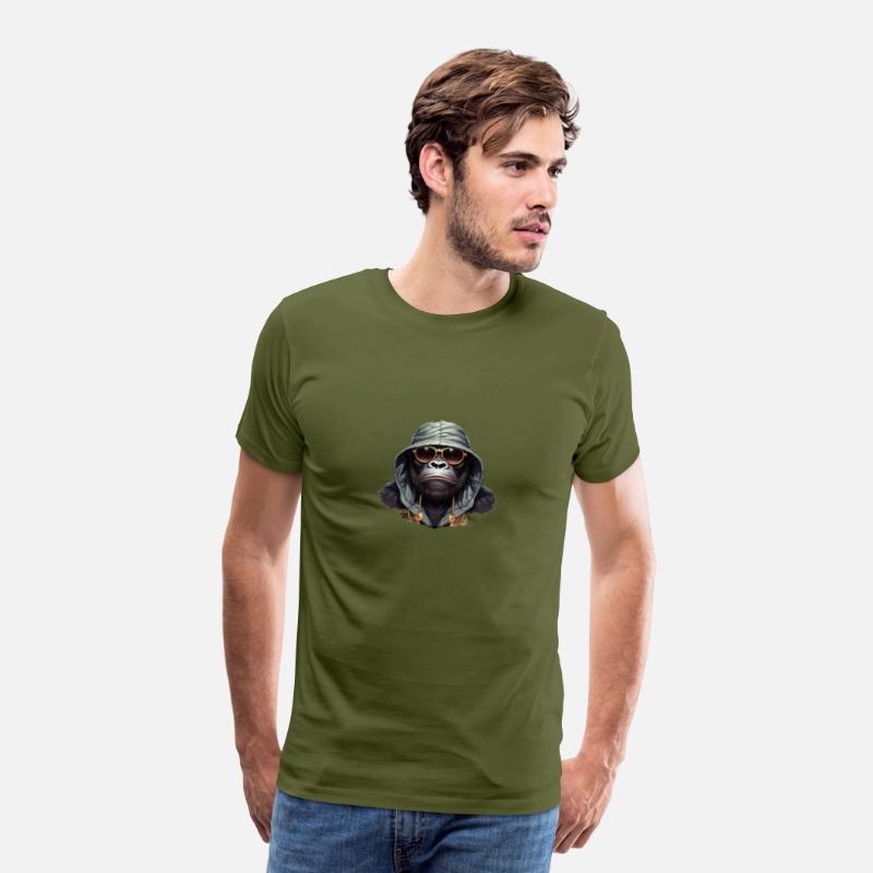 "Street King Gorilla T-Shirt – Urban Hip-Hop Power