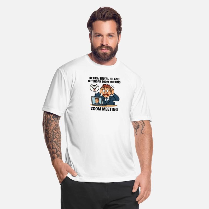 Stressful Video Conference Illustration