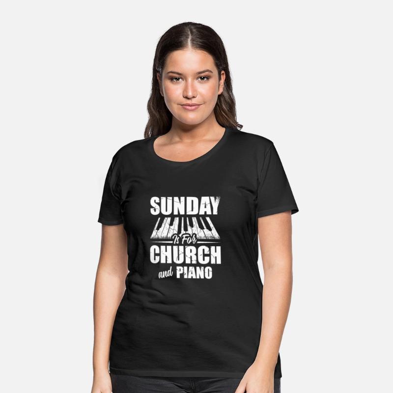 Sunday Is For Church And Piano Christian Believer