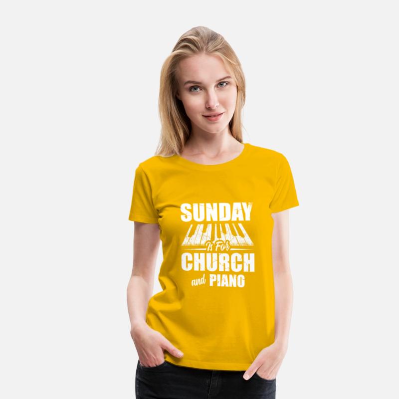 Sunday Is For Church And Piano Christian Believer