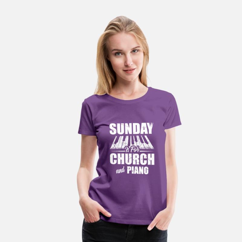 Sunday Is For Church And Piano Christian Believer