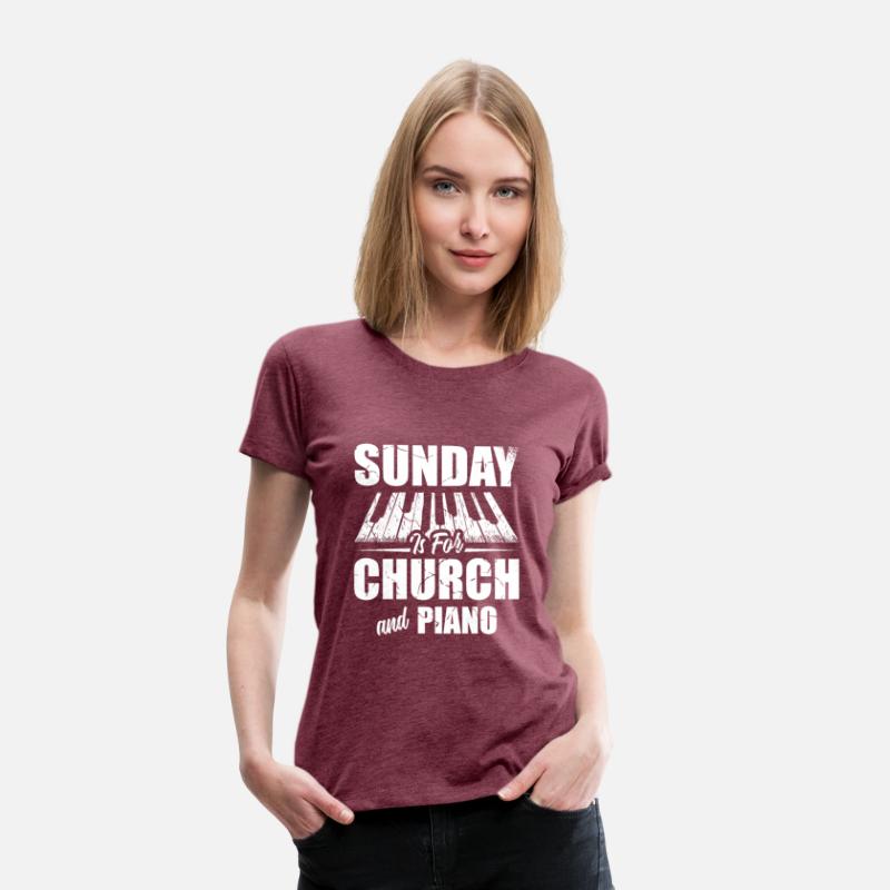Sunday Is For Church And Piano Christian Believer