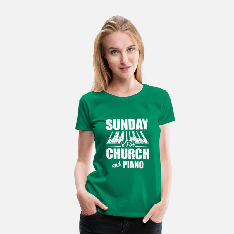 Sunday Is For Church And Piano Christian Believer