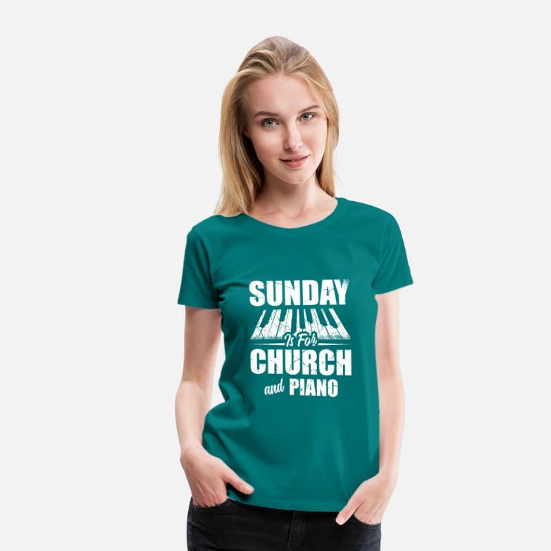 Sunday Is For Church And Piano Christian Believer
