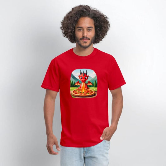 Super Cute Celtic Welsh Red Dragon Cooking Pizza!