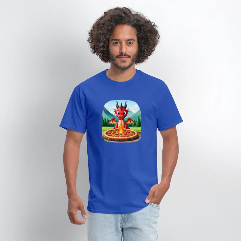 Super Cute Celtic Welsh Red Dragon Cooking Pizza!