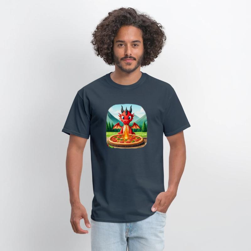 Super Cute Celtic Welsh Red Dragon Cooking Pizza!
