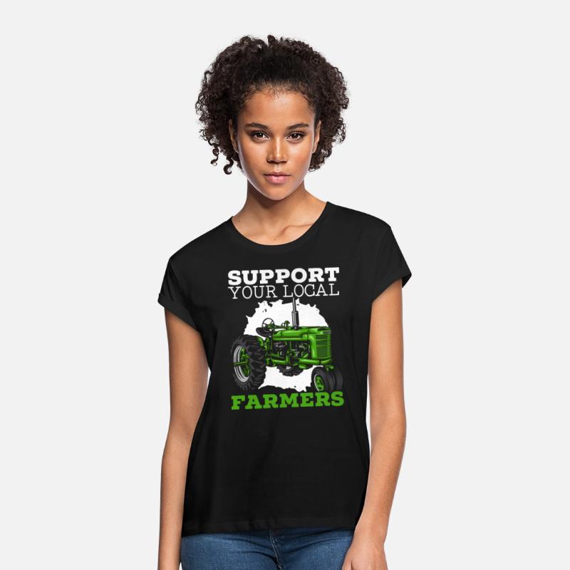 Support Your Local Farmers Farming Farm Tractor