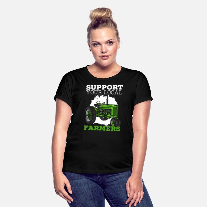 Support Your Local Farmers Farming Farm Tractor