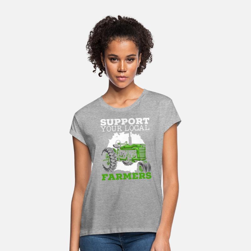 Support Your Local Farmers Farming Farm Tractor