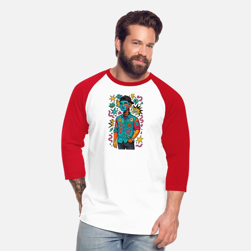 Surreal Pop-Art Portrait with Cartoon Chaos