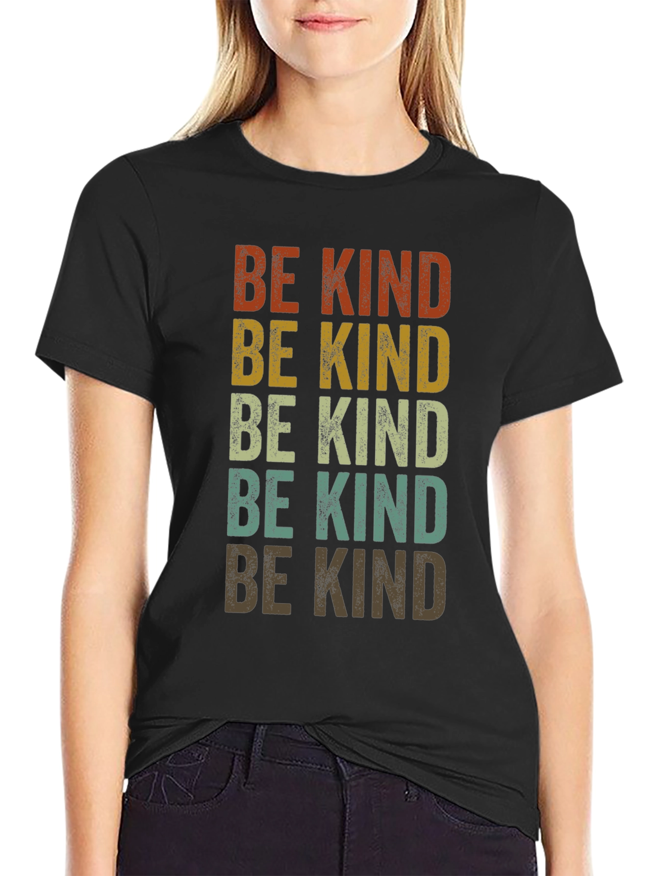 Be Kind Retro Style Graphic T-Shirt