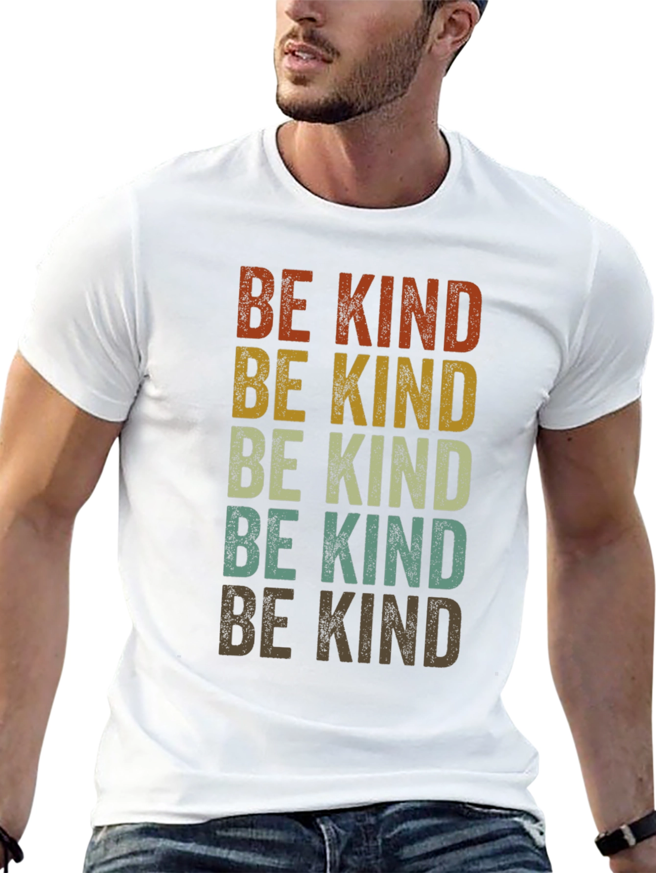 Be Kind Retro Style Graphic T-Shirt