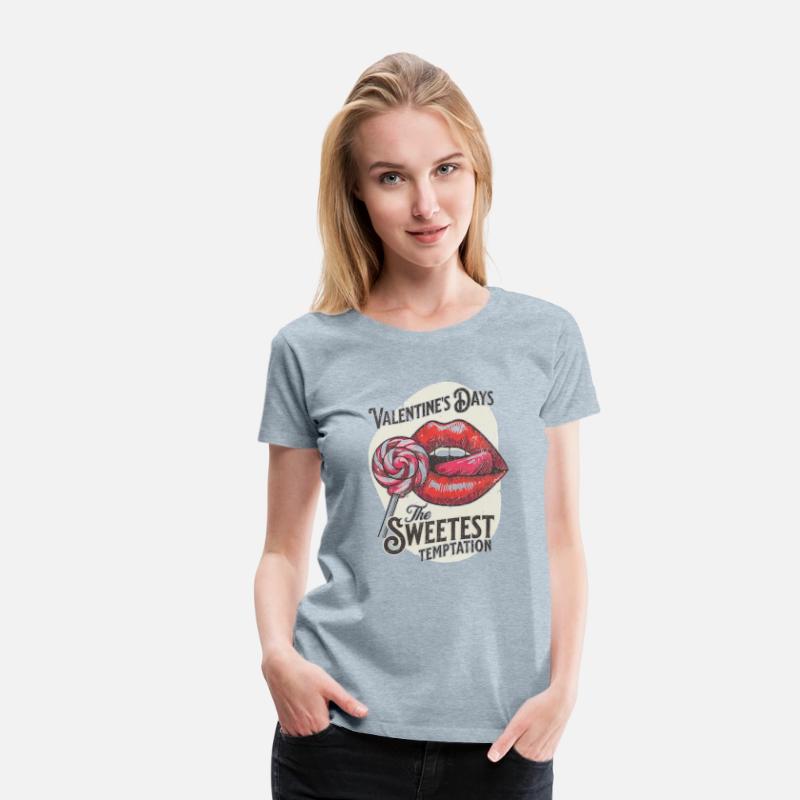 Sweet Temptation Retro Valentine Lips Design