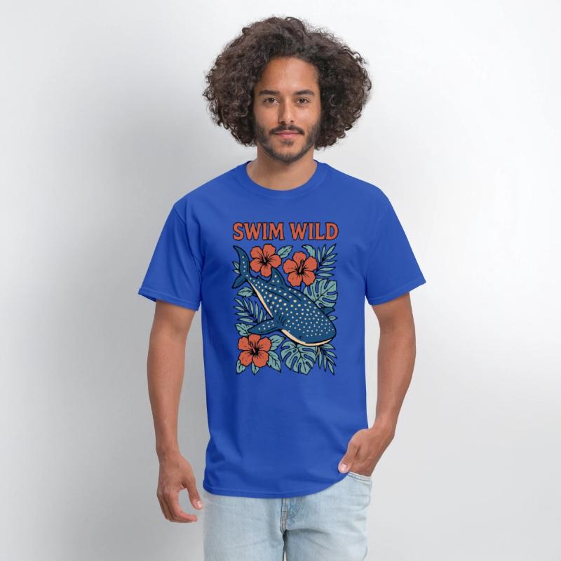 Swim Wild | Tropical Whale Shark Design