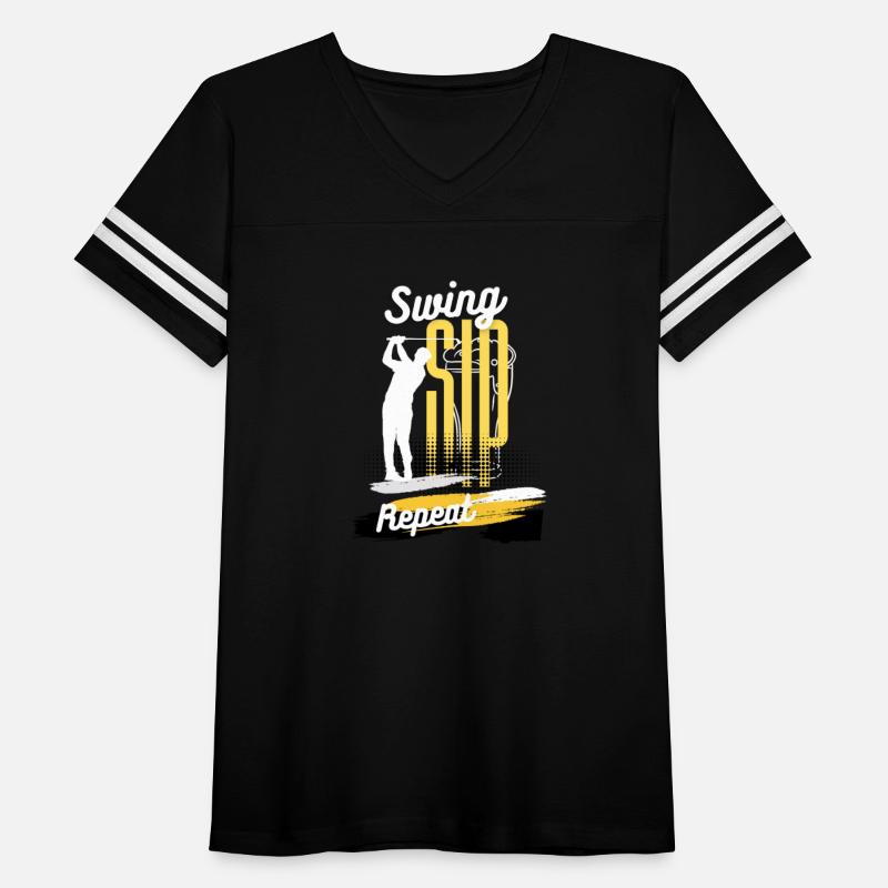 Swing, Sip, Repeat funny golf Tee