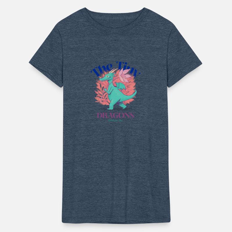 T-shirt with a dragon design with wonderful cartoo
