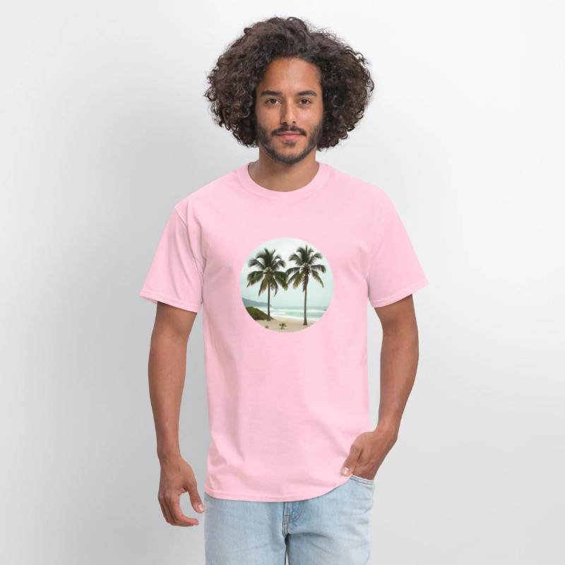 T shirt With Tropical Serenity