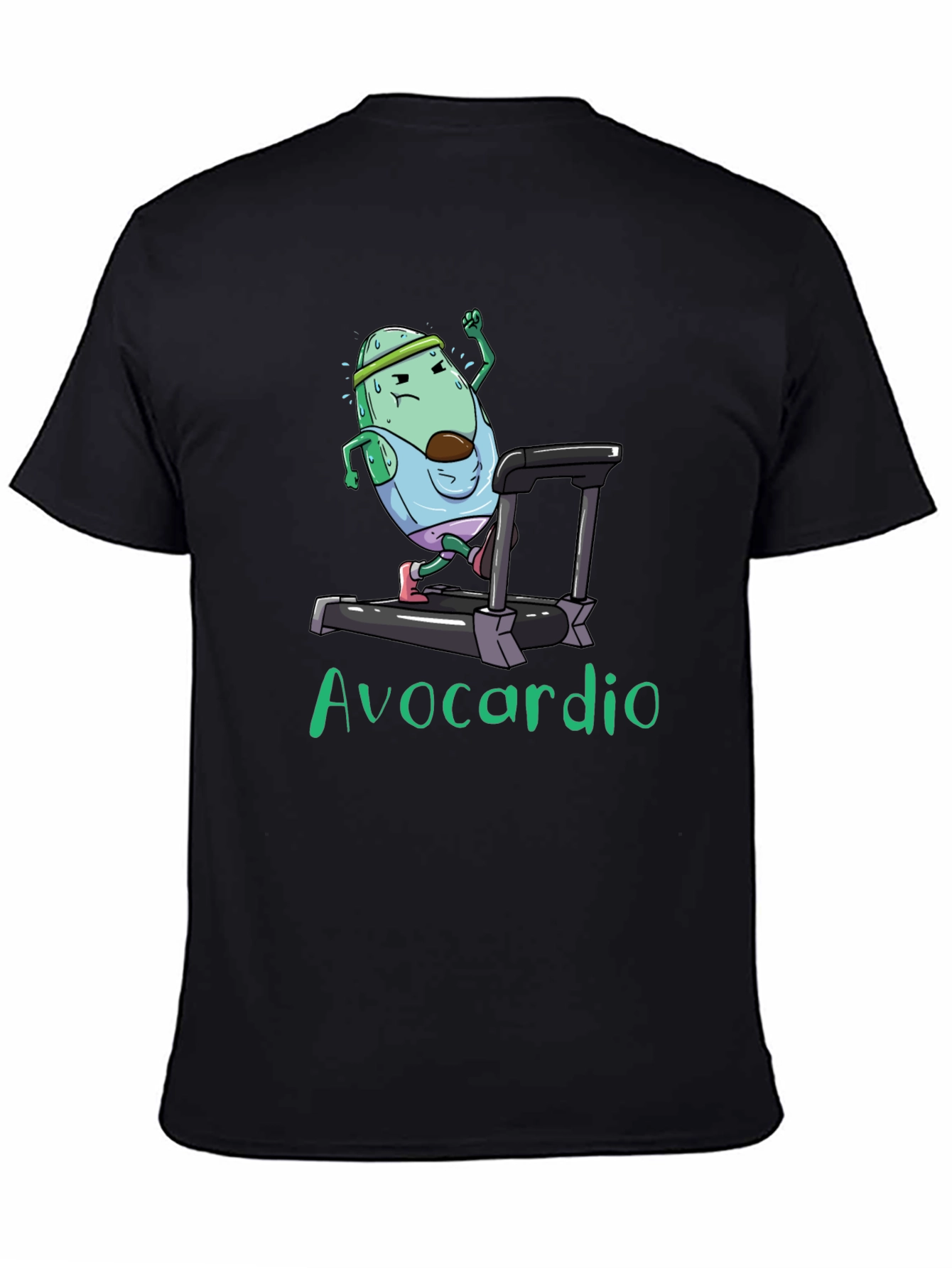 Avocardio Black Graphic T-Shirt