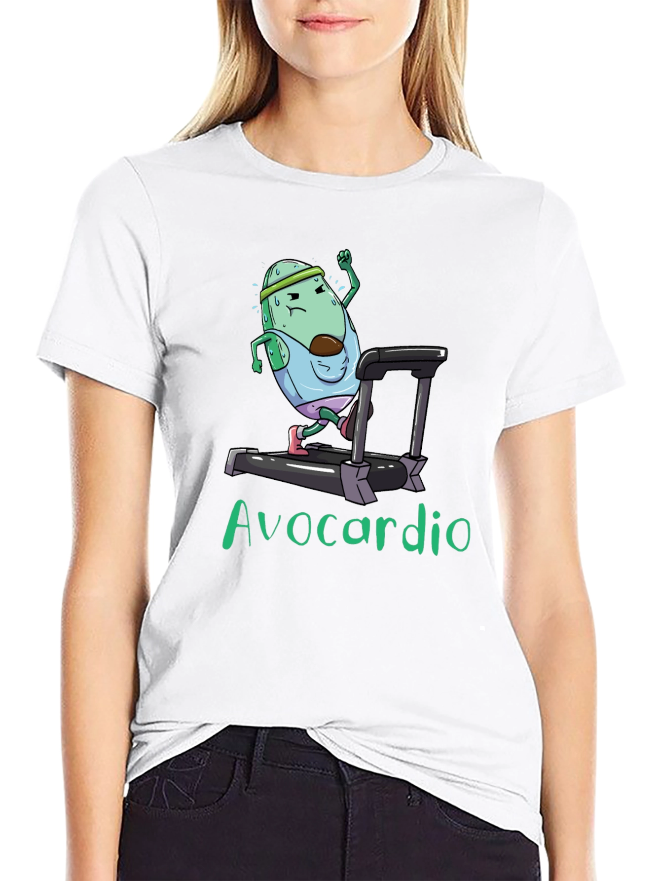 Avocardio Black Graphic T-Shirt