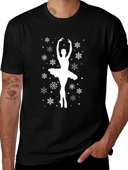 Ballerina Snowflake Graphic Tee