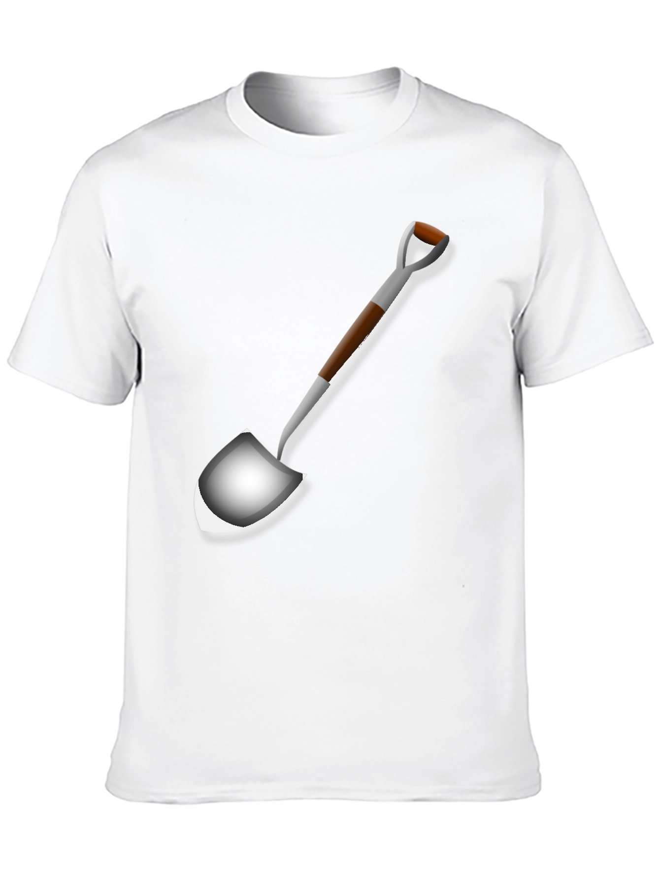 Shovel Graphic T-Shirt - Black Casual Tee