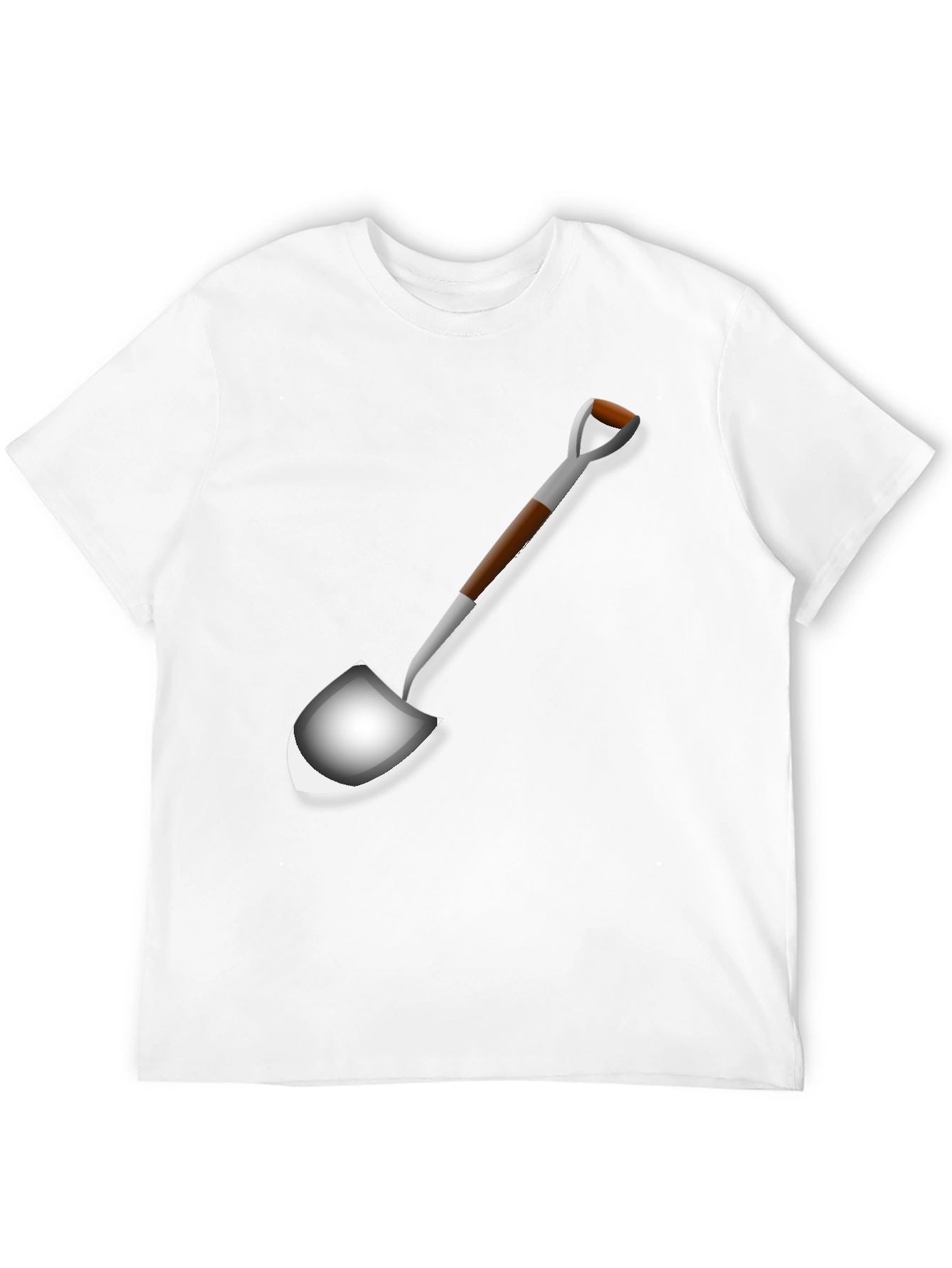 Shovel Graphic T-Shirt - Black Casual Tee