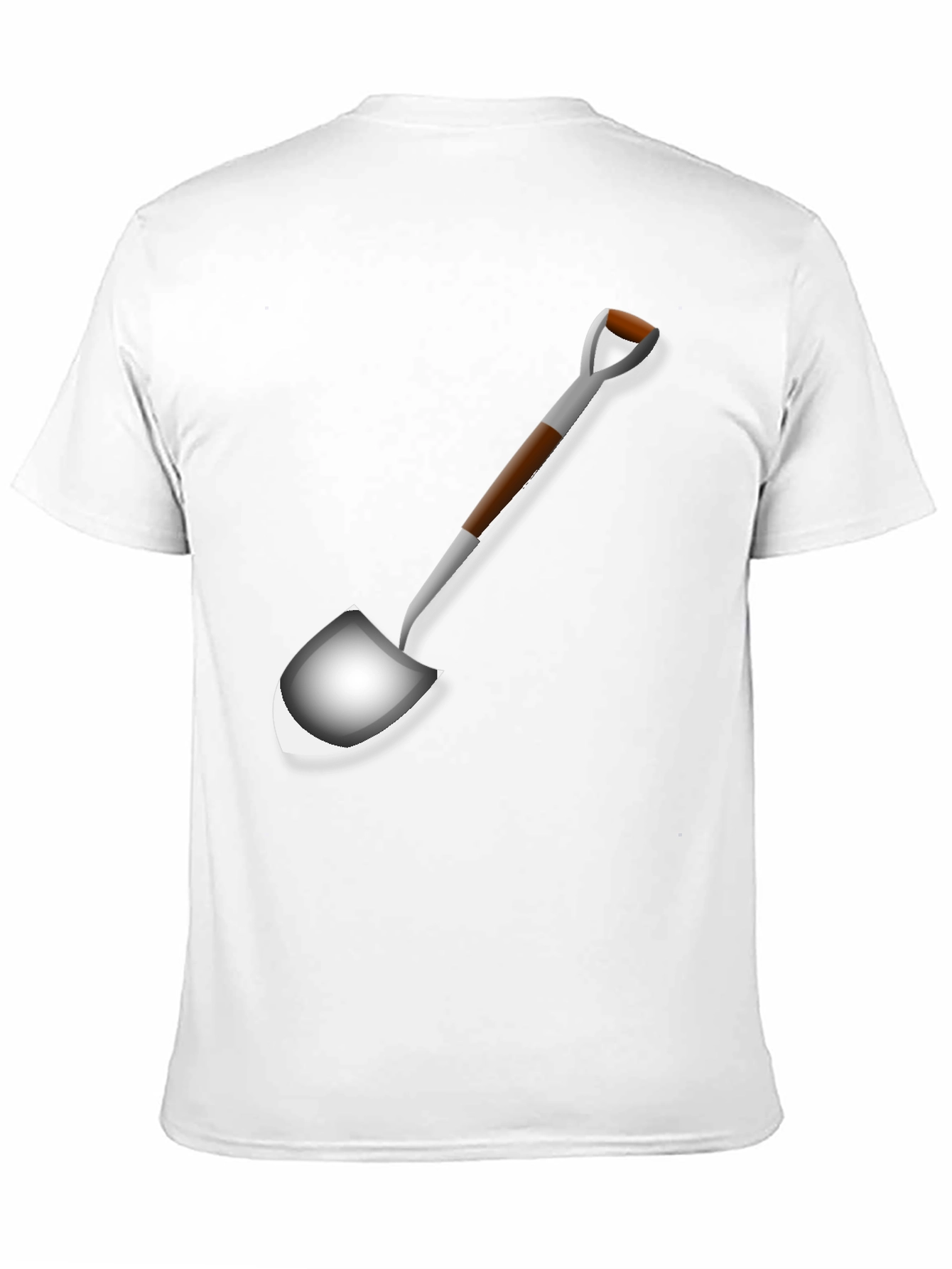 Shovel Graphic T-Shirt - Black Casual Tee