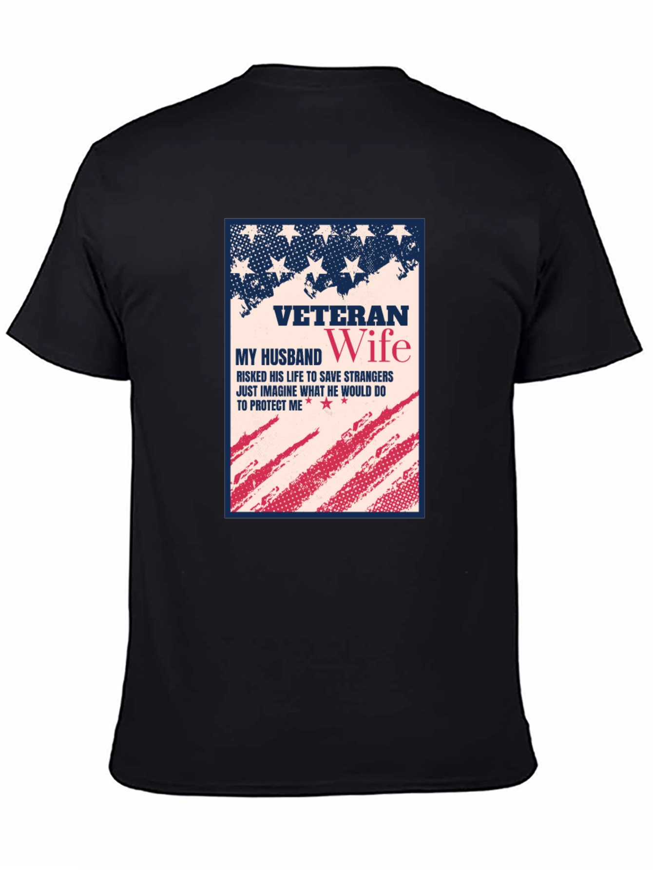 Veteran Wife Patriotic T-Shirt