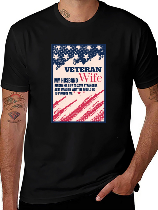 Veteran Wife Patriotic T-Shirt