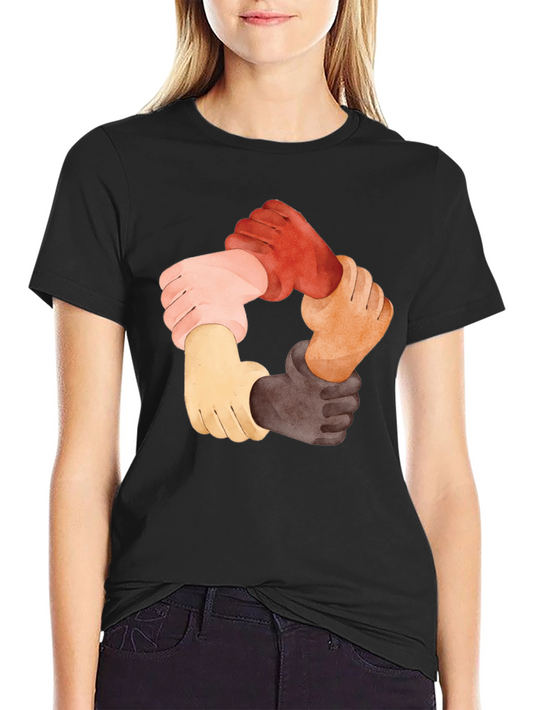 Unity Hands Graphic Tee - Black