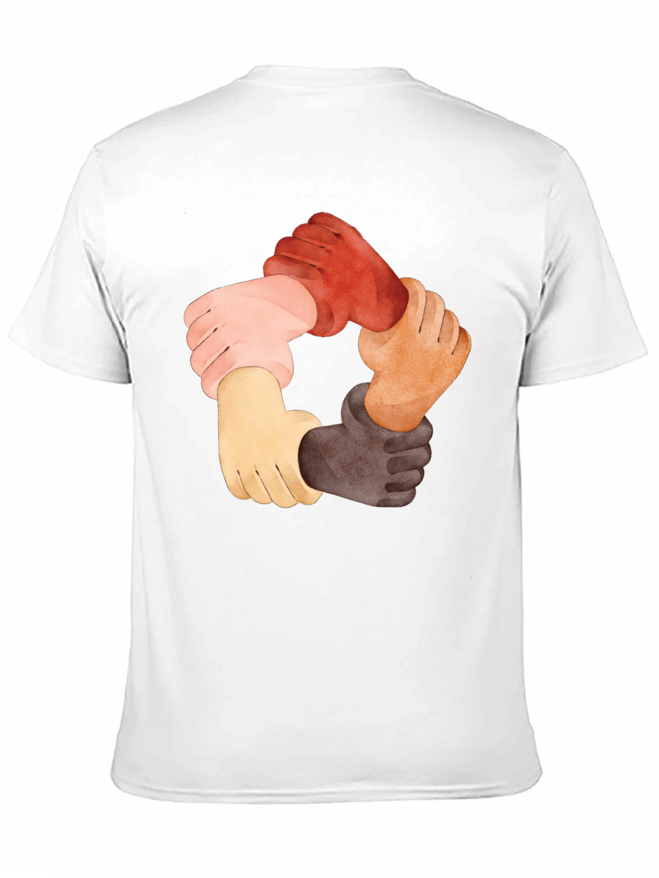 Unity Hands Graphic Tee - Black