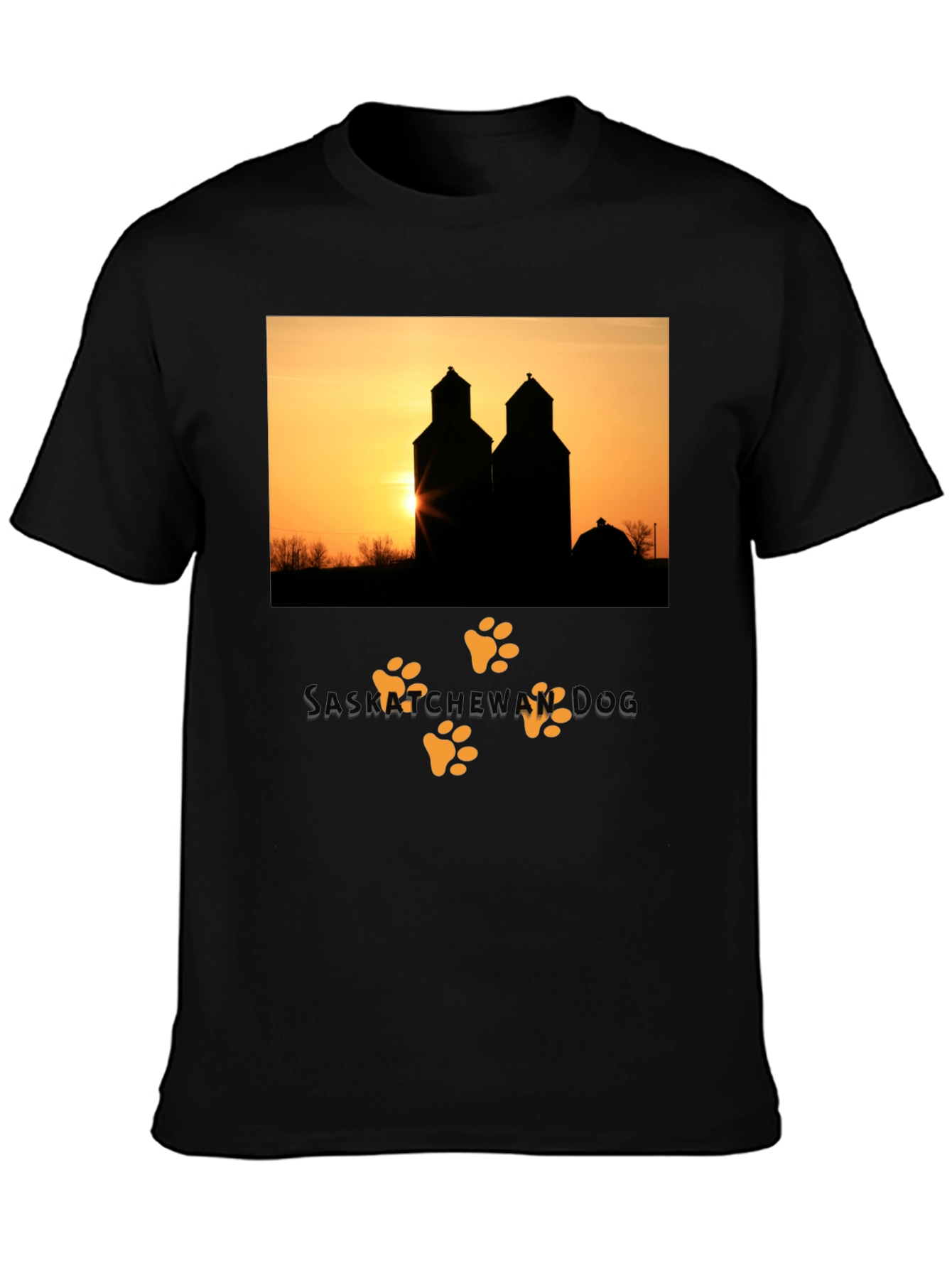 Saskatchewan Sunset Silhouette Tee