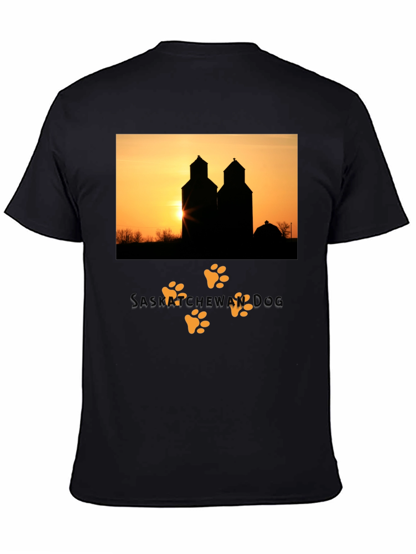 Saskatchewan Sunset Silhouette Tee