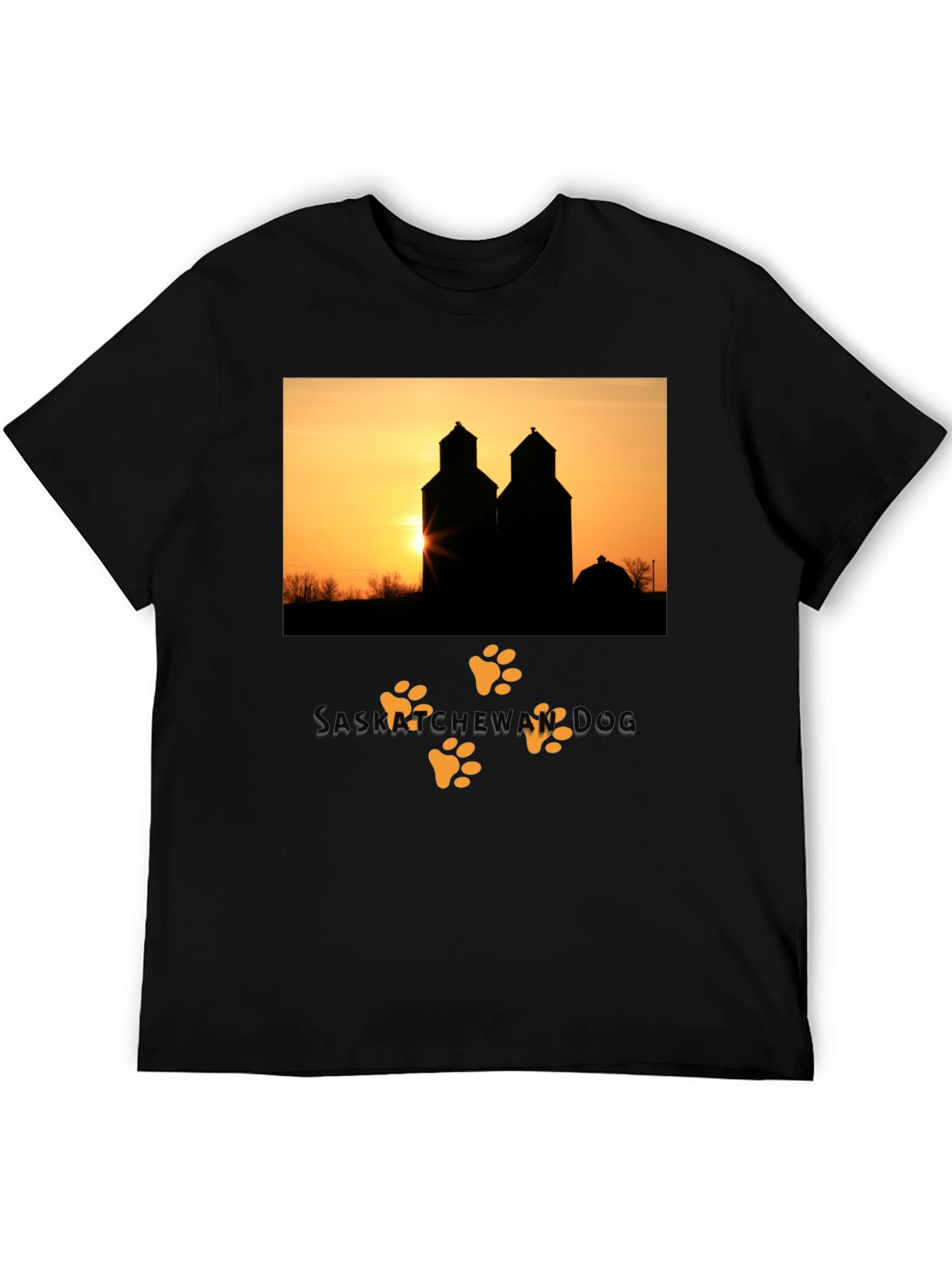 Saskatchewan Sunset Silhouette Tee