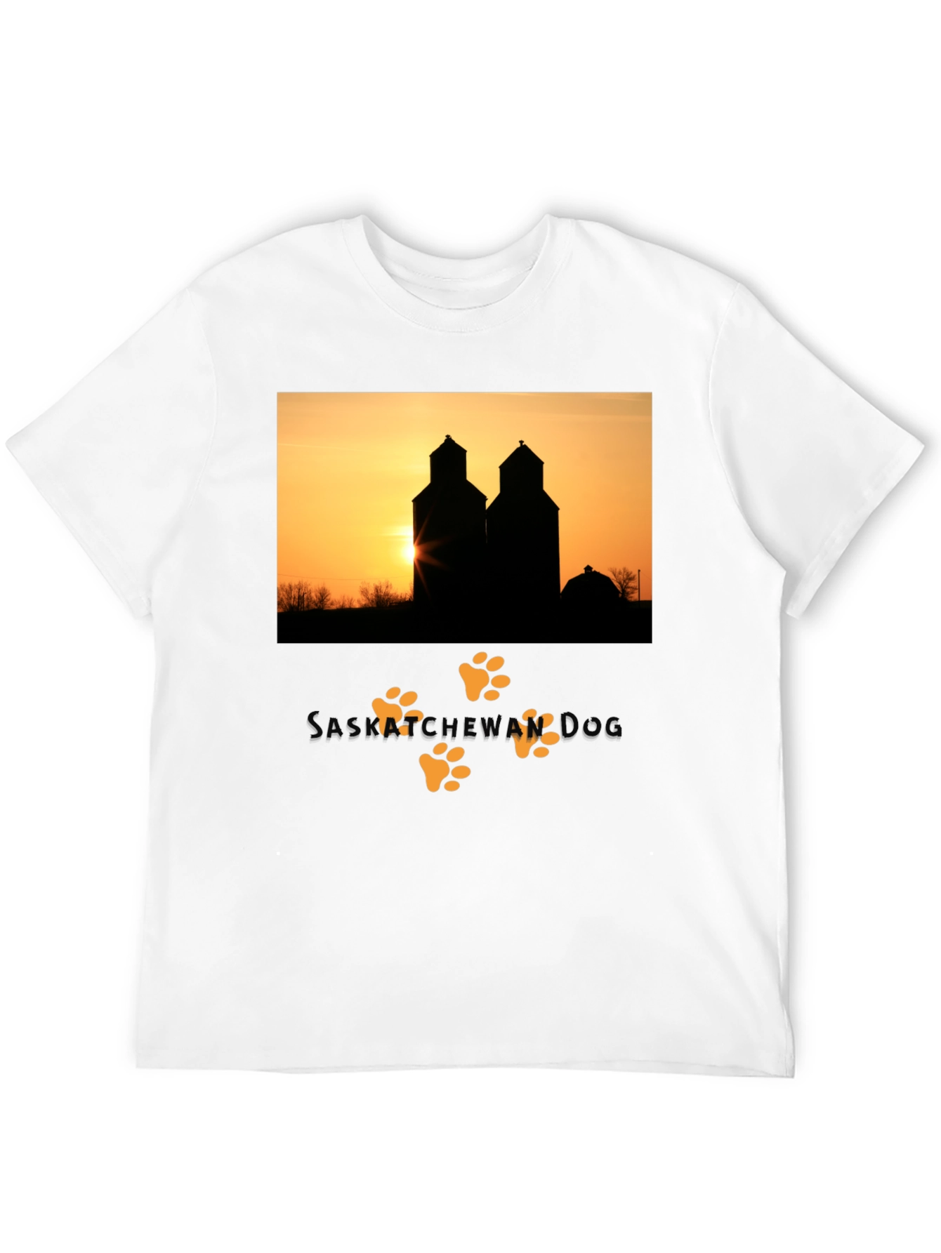 Saskatchewan Sunset Silhouette Tee