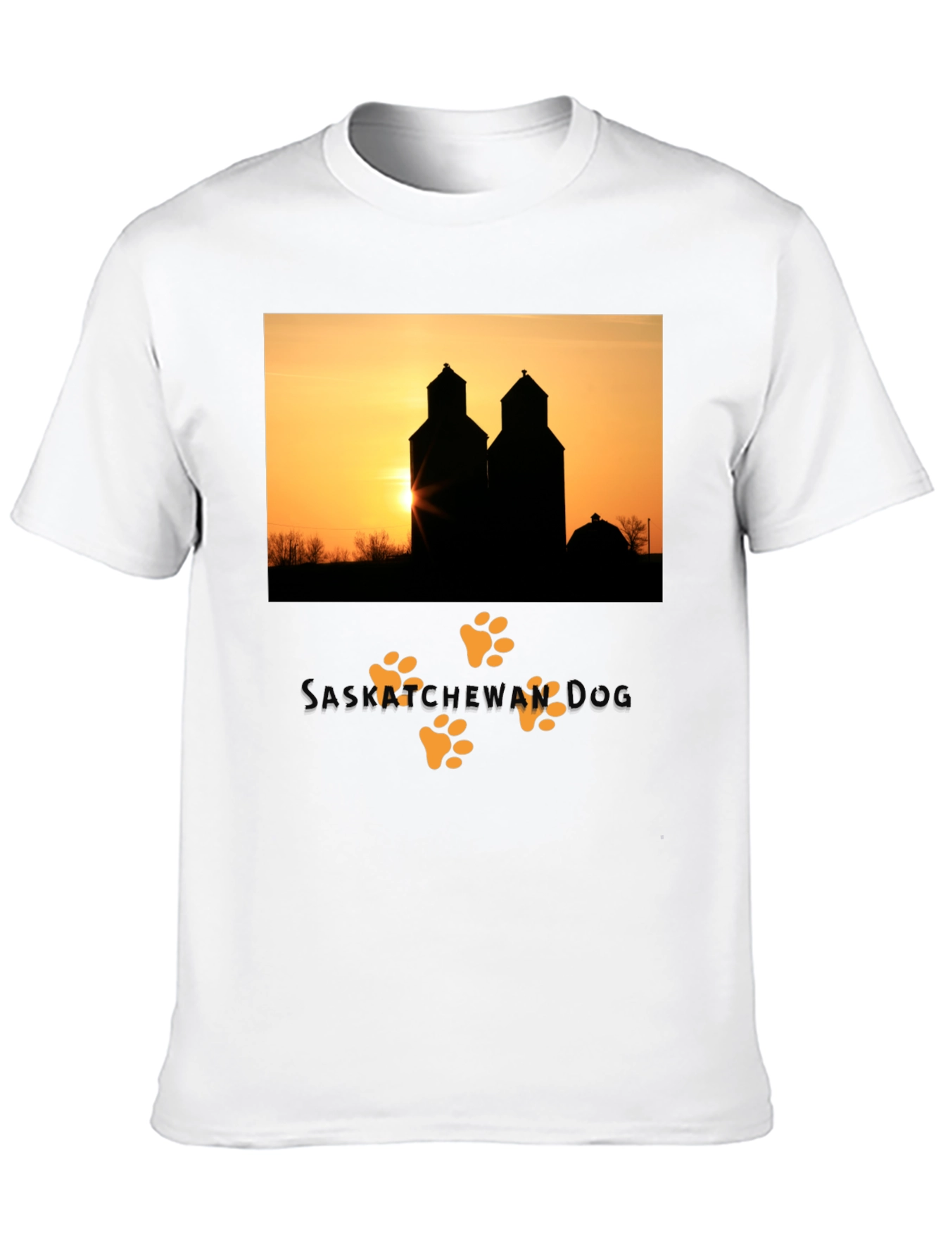 Saskatchewan Sunset Silhouette Tee