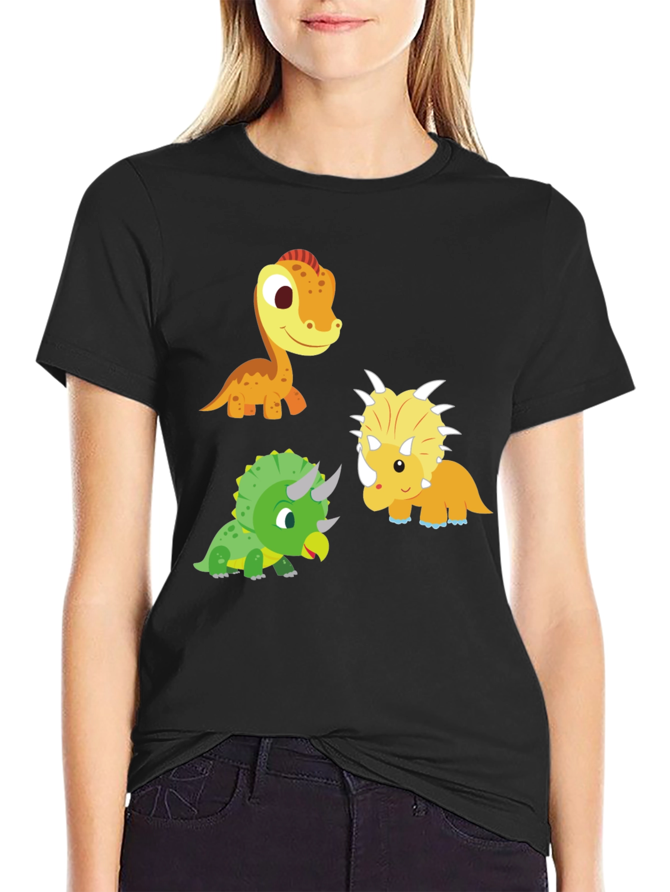 Cute Cartoon Dinosaur T-Shirt