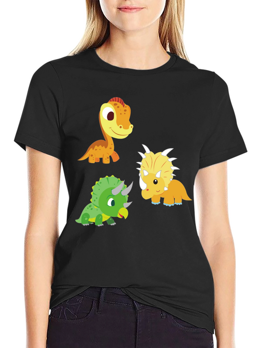 Cute Cartoon Dinosaur T-Shirt