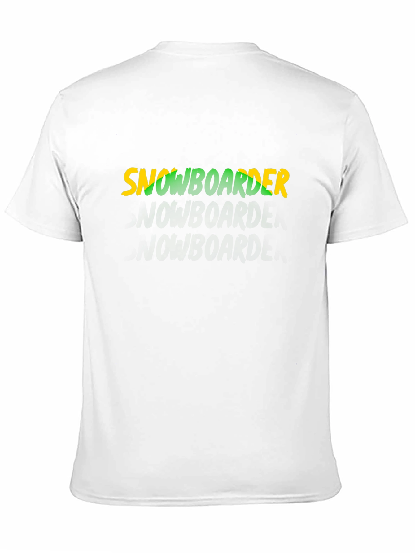Snowboarder Graphic Tee - Stylish Black Cotton T-Shirt
