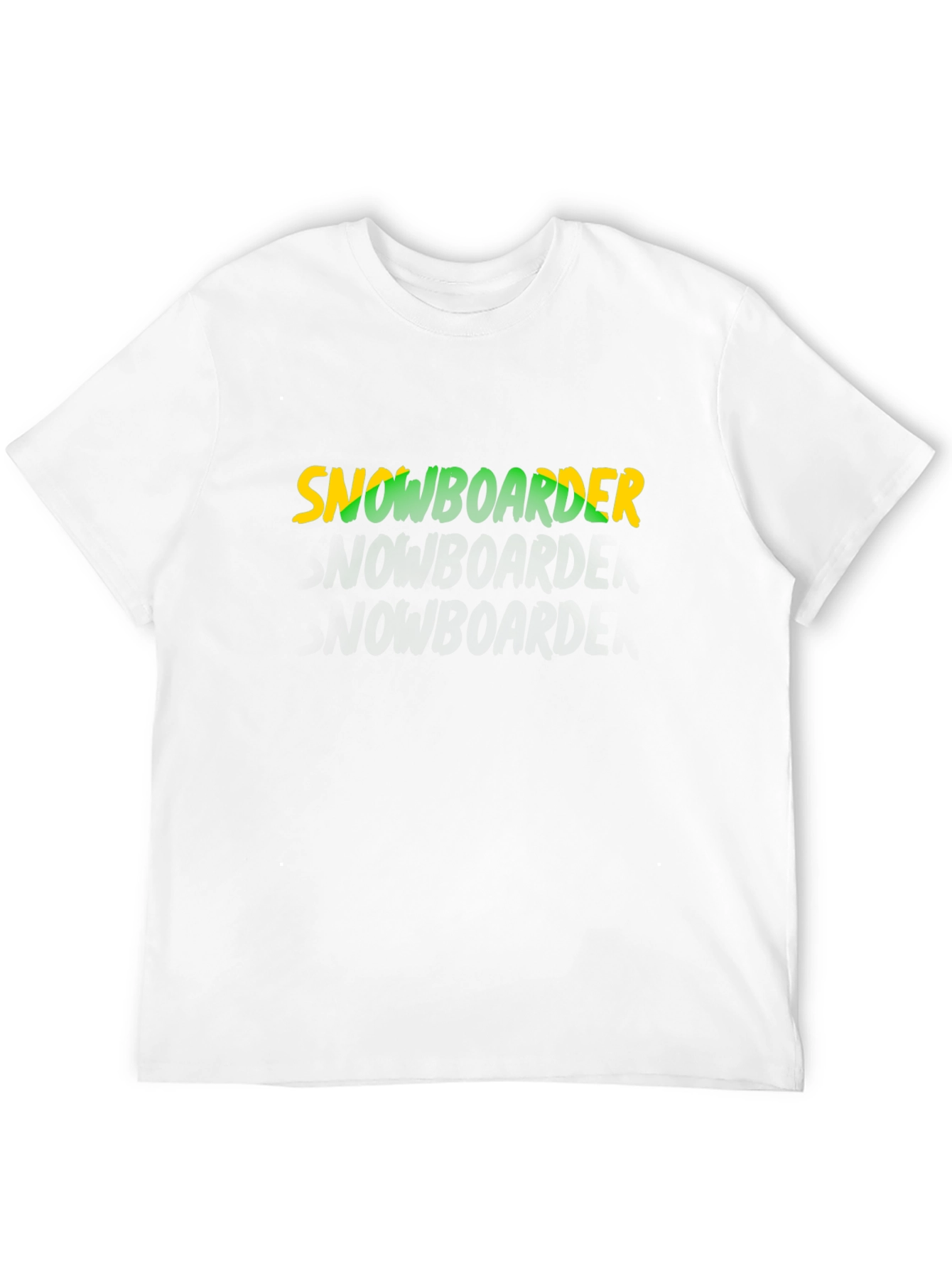 Snowboarder Graphic Tee - Stylish Black Cotton T-Shirt