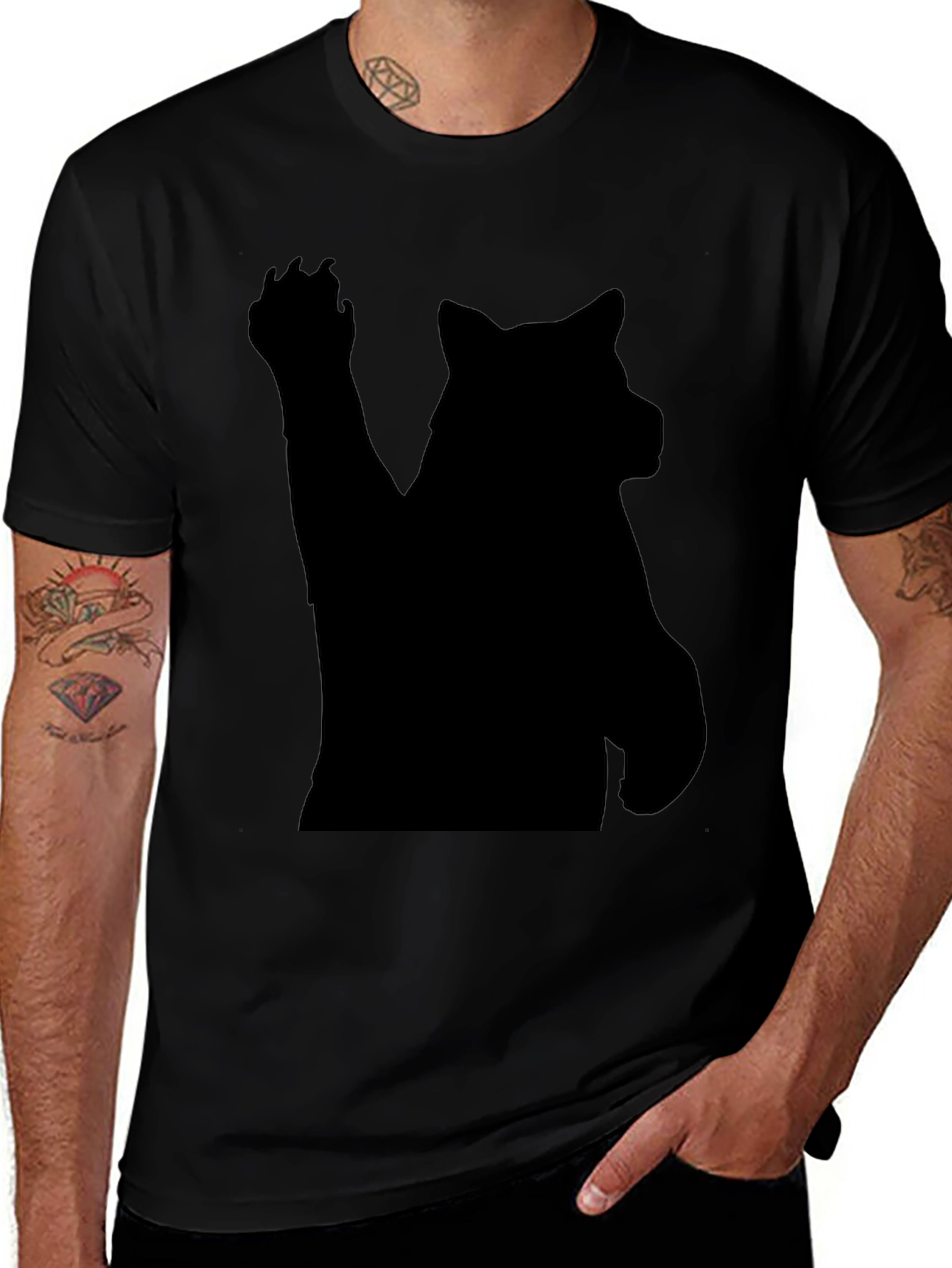 Bear Silhouette Claw T-Shirt