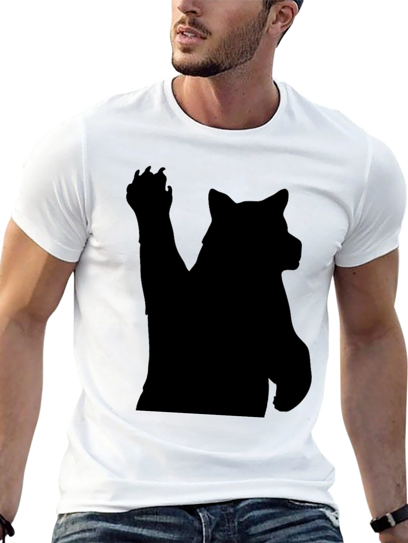 Bear Silhouette Claw T-Shirt