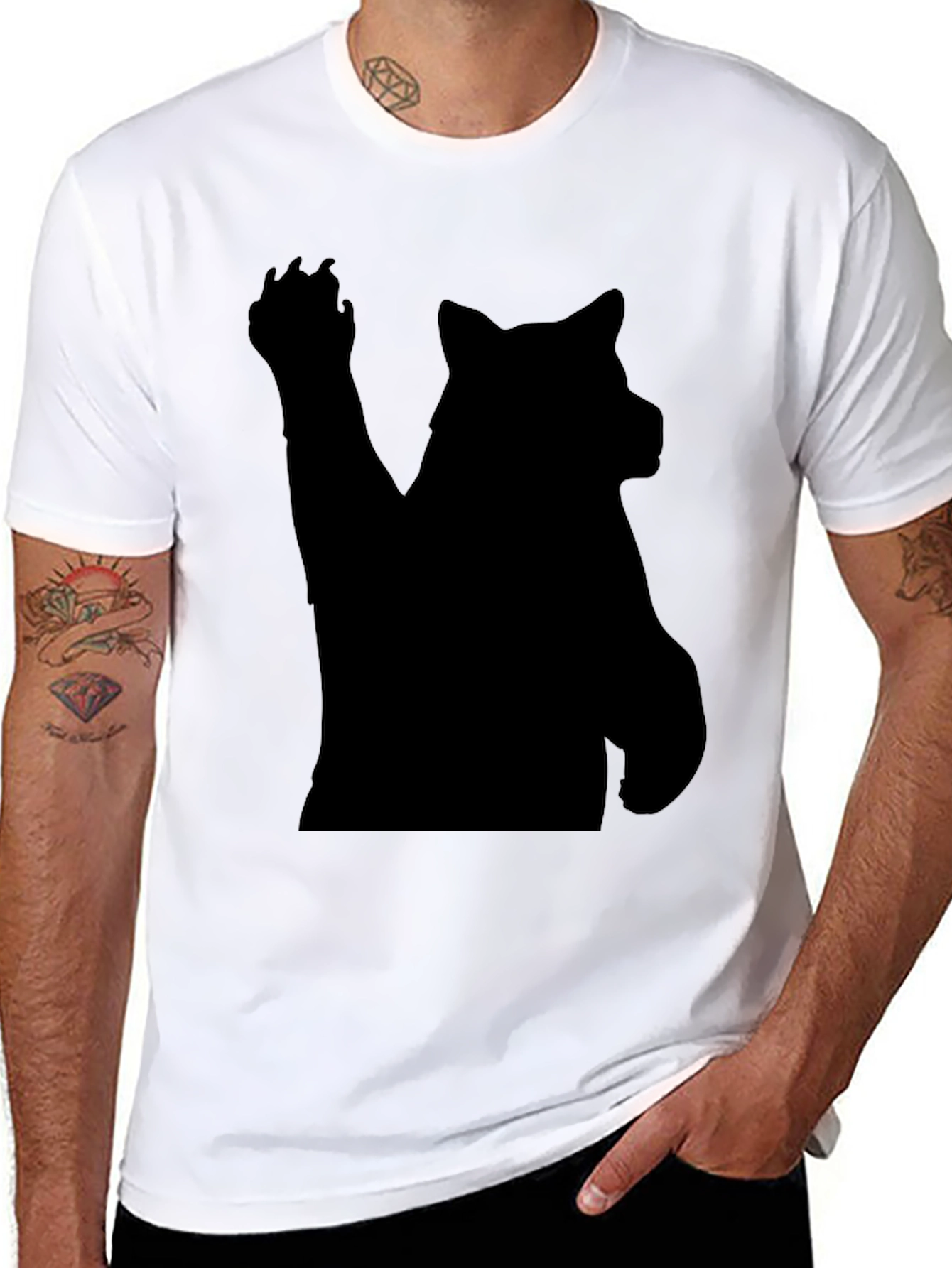 Bear Silhouette Claw T-Shirt