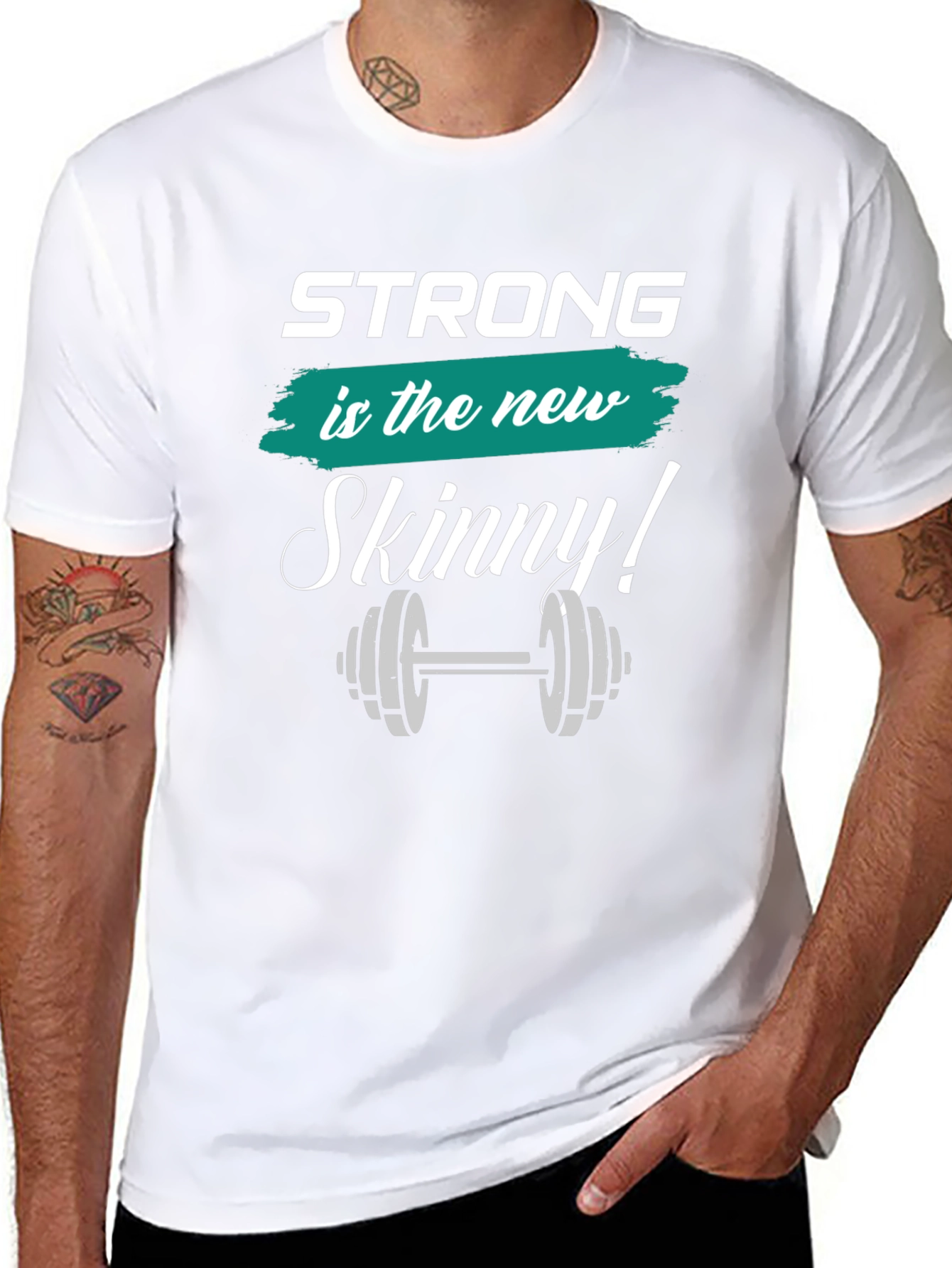 Strong is the New Skinny T-Shirt - Fitness Apparel