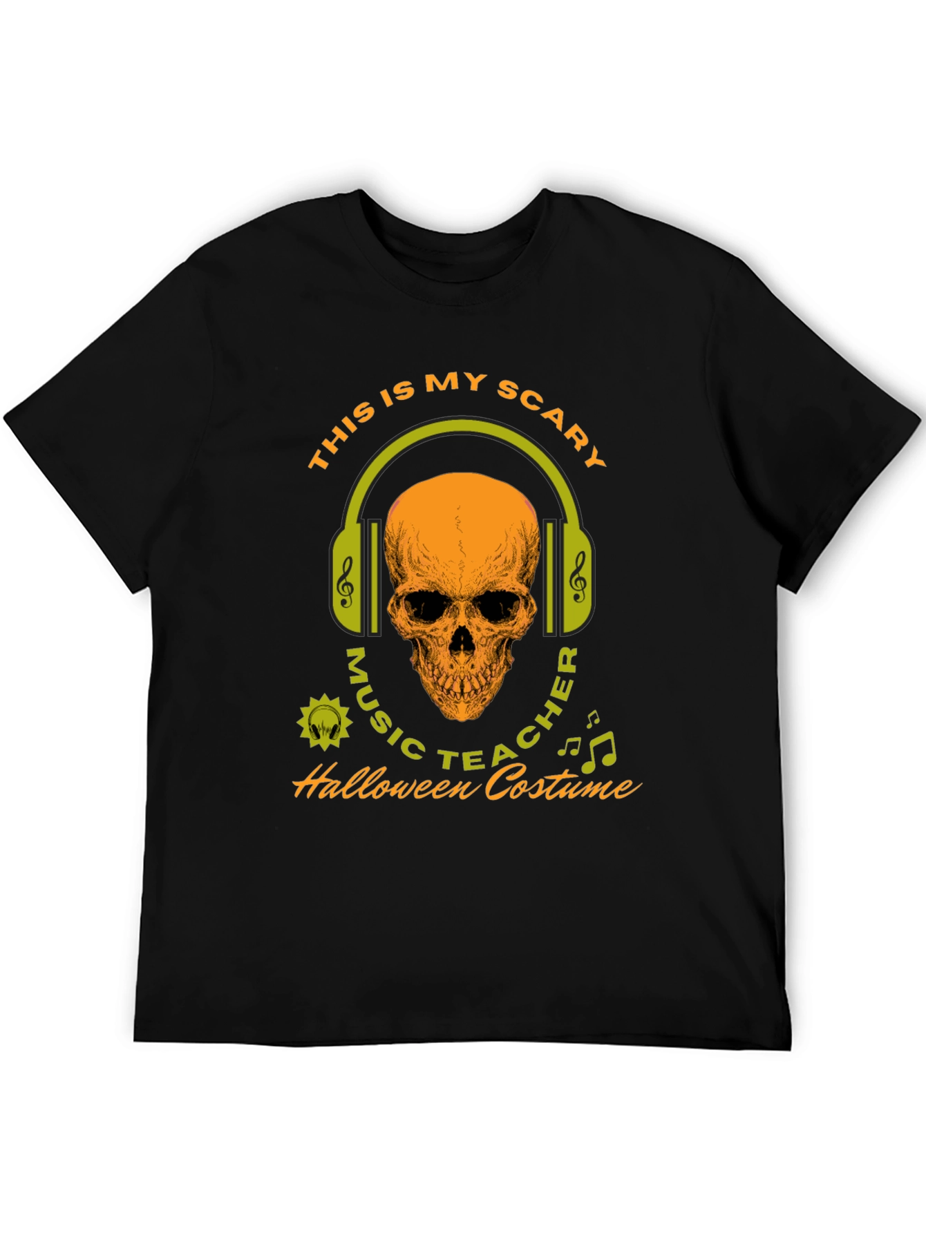 Scary Music Teacher Halloween Costume T-Shirt