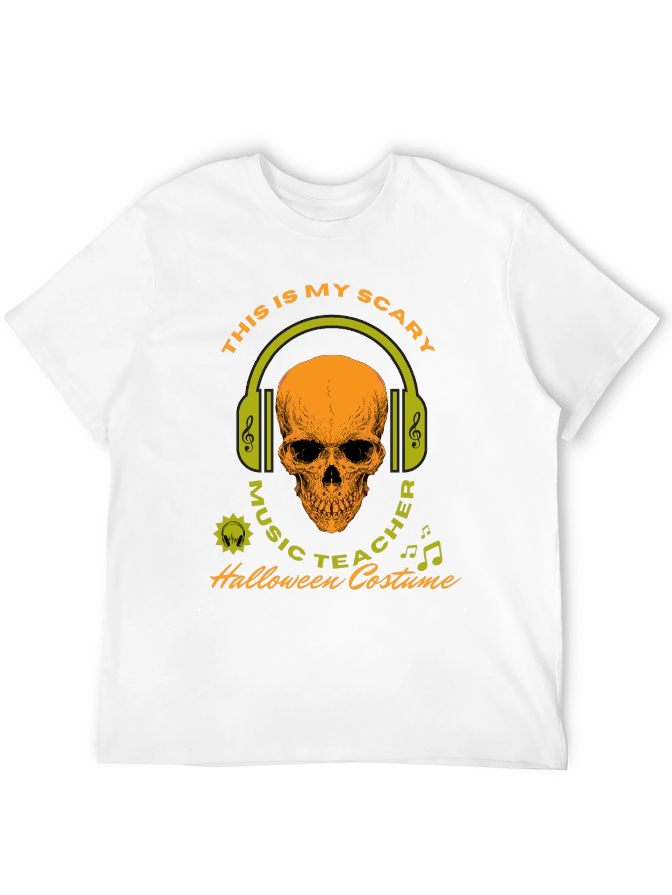 Scary Music Teacher Halloween Costume T-Shirt