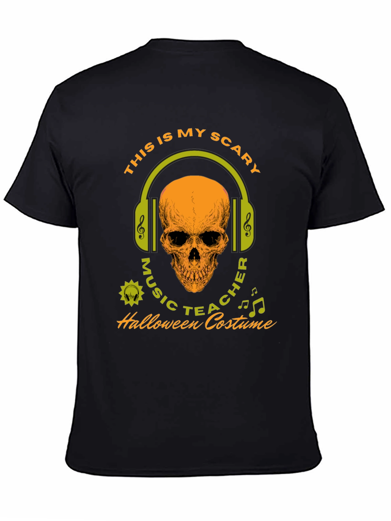 Scary Music Teacher Halloween Costume T-Shirt