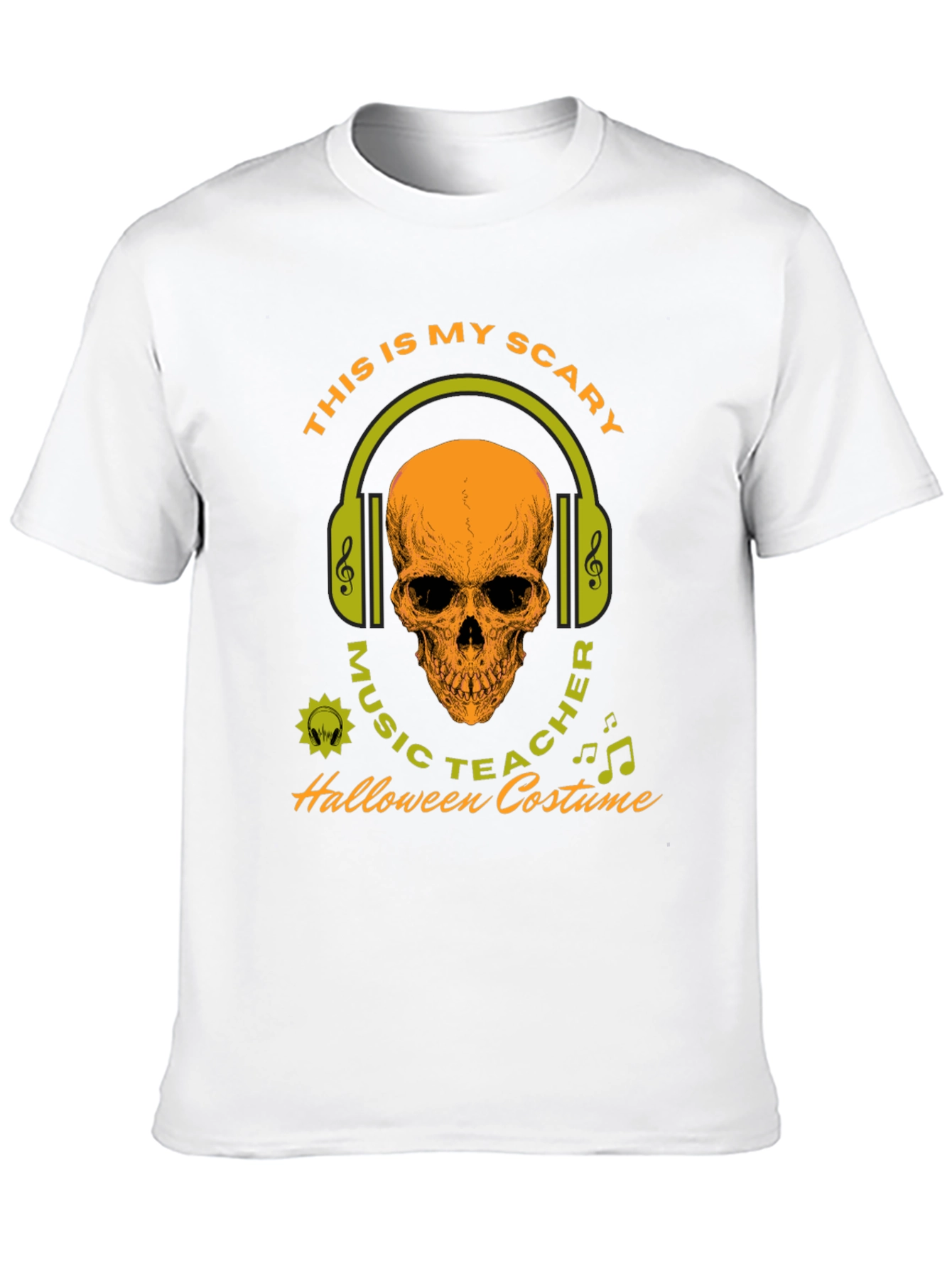 Scary Music Teacher Halloween Costume T-Shirt